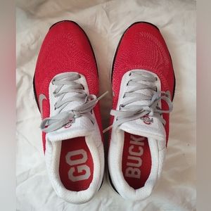 Nike Free Trainor OSU Ohio State Buckeyes. Men's Size 10.